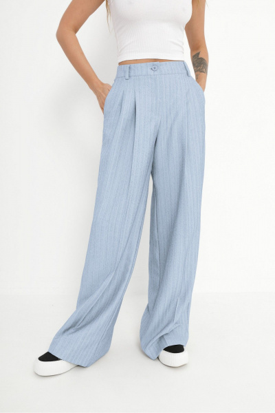 Брюки, жакет PiRS 5854 голубой - фото 3