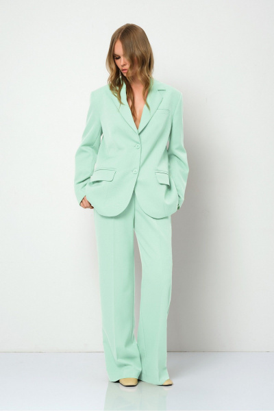 Брюки, жакет PiRS 5889 нежный_мятный - фото 2