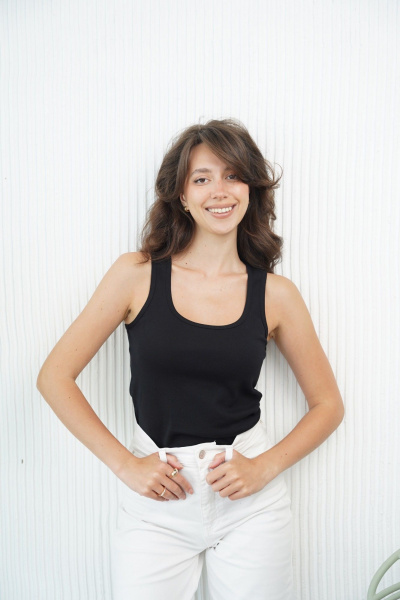 Майка Купалинка 636312.158-164 черный - фото 1