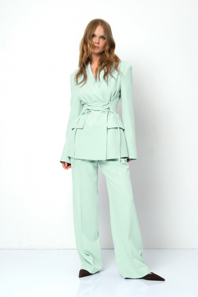 Брюки, жакет PiRS 5916 нежный_мятный - фото 1