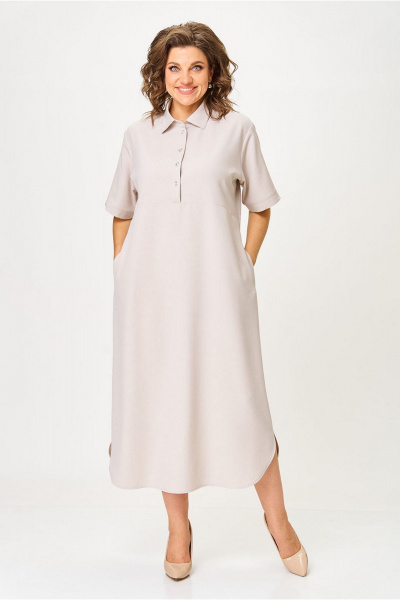 Платье Fortuna ШЖ 1670 беж - фото 1