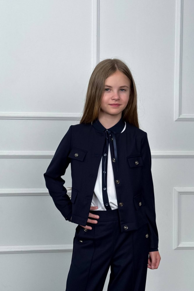 Жакет Tammi 1Ш92-25/1 синий - фото 3