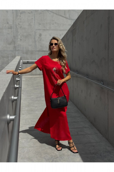 Платье Dilana VIP 2100 красный - фото 20