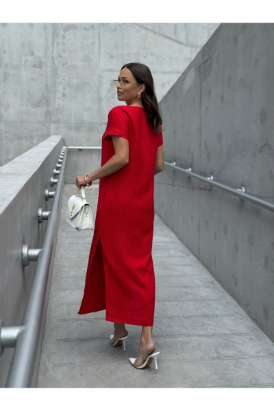 Платье Dilana VIP 2100 красный - фото 19
