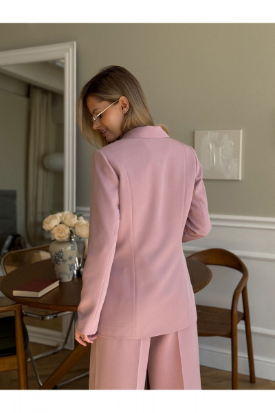 Брюки, жакет, жилет Dilana VIP 1993 пудра - фото 7