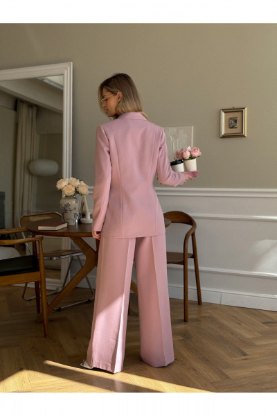 Брюки, жакет, жилет Dilana VIP 1993 пудра - фото 4