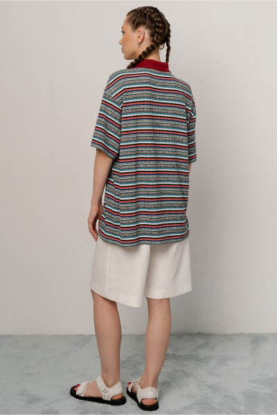 Джемпер JRSy 2547 полоса_мультиколор - фото 3