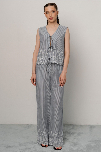 Жилет JRSy 2590 полоса_голубая - фото 3