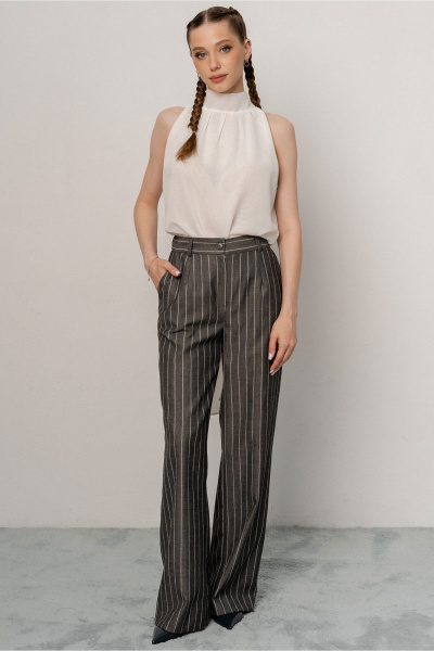 Брюки JRSy 2592 серый_полоса - фото 1