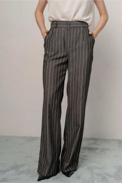 Брюки JRSy 2592 серый_полоса - фото 3