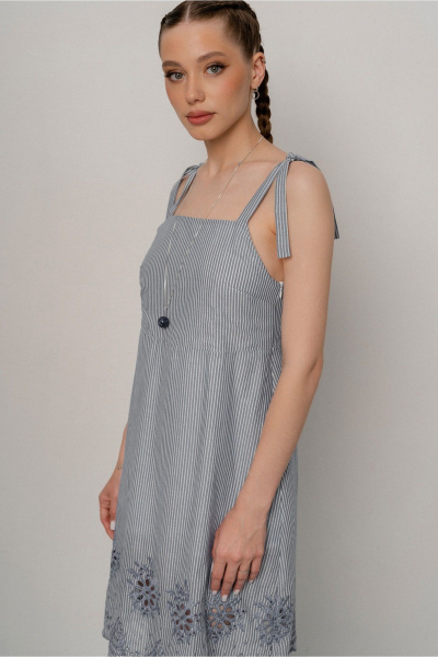 Сарафан JRSy 2596 полоса_голубая - фото 5