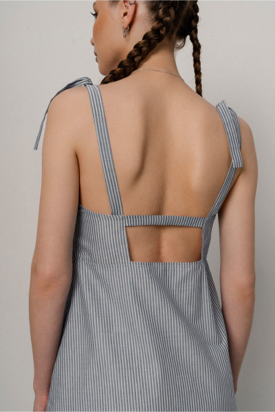 Сарафан JRSy 2596 полоса_голубая - фото 4