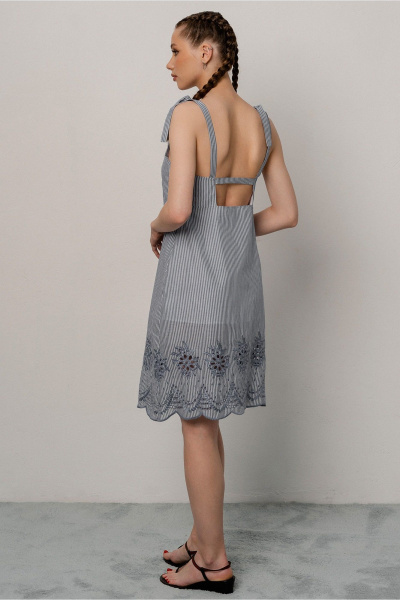 Сарафан JRSy 2596 полоса_голубая - фото 2