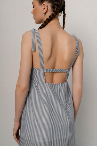 Сарафан JRSy 2597 полоса_голубая - фото 3