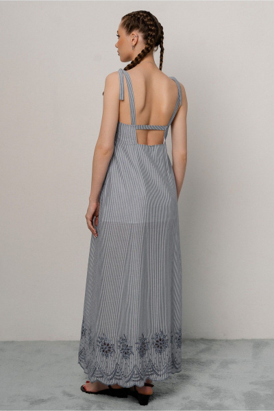 Сарафан JRSy 2597 полоса_голубая - фото 2