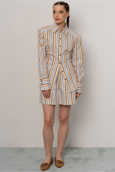 Шорты JRSy 2599 мульти_полоса - фото 1