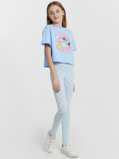 Леггинсы Mark Formelle 147719/24-26490П-5 горошек_на_голубом - фото 9