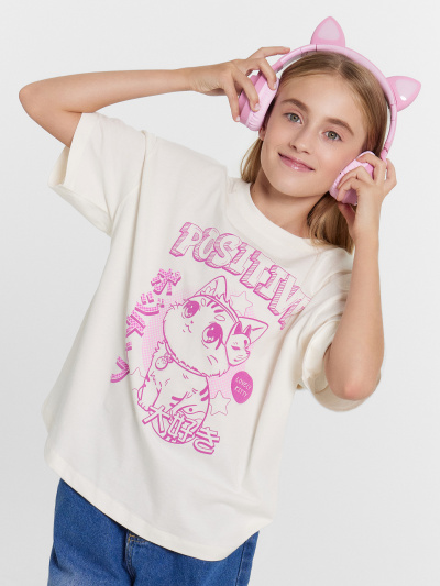 Футболка Mark Formelle 117843/24-27896П-0 слоновая_кость_печать_2_сл_на_пол - фото 102