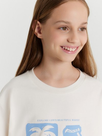 Футболка Mark Formelle 117915/24-26206П-0 молочный_печать1_3_сл_на_пол - фото 7