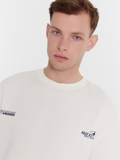 Свитшот Mark Formelle 121901/24-4108П-7П св.молочный_печать_1_сл_на_пол - фото 105