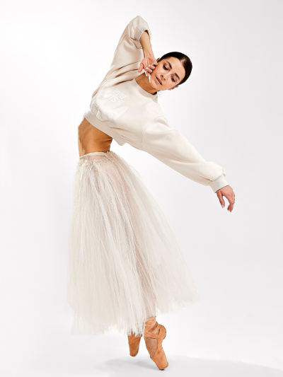 Свитшот Mark Formelle 122928/1/22/25575П-7П белый_песок_печать_3_сл_на_пол_2_сл_перед_дет_по - фото 13