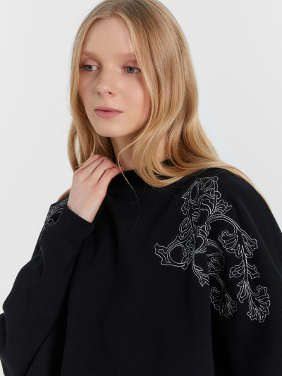 Свитшот Mark Formelle 122982/24-29352Ц-7-2 черный_529_D_вышивка - фото 107