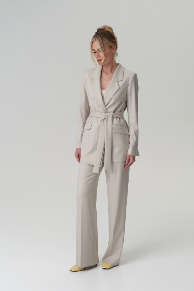 Жакет HELEN BIRCH J030 светло-серый - фото 2