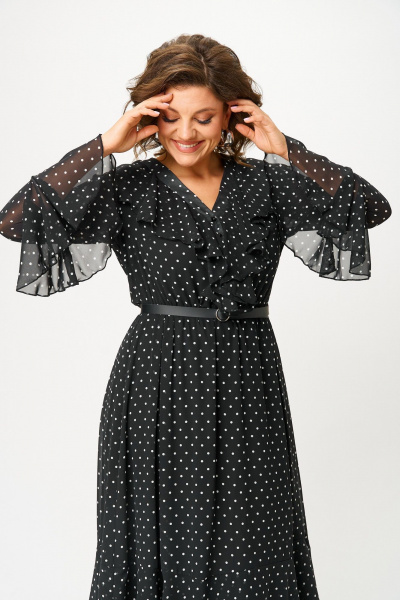 Платье ANASTASIA MAK 1280 черный - фото 11