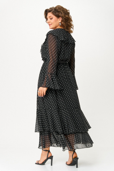 Платье ANASTASIA MAK 1280 черный - фото 8