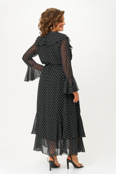 Платье ANASTASIA MAK 1280 черный - фото 7