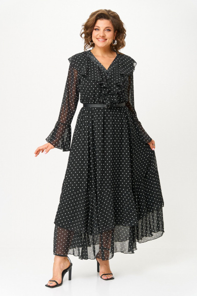 Платье ANASTASIA MAK 1280 черный - фото 1