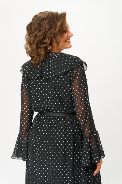 Платье ANASTASIA MAK 1280 черный - фото 5