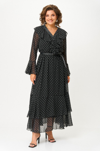 Платье ANASTASIA MAK 1280 черный - фото 2