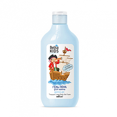 Гель для душа Belita Belita Kids(М)-Гель-пена для ванны <Остров сокровищ>.Для мальчиков 3-7 - фото 1
