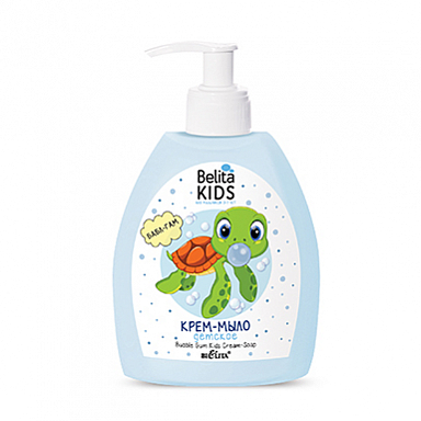 Жидкое мыло Belita Belita Kids(М)-Детское крем-мыло <Бабл Гам>.Для мальчиков 3-7 лет - фото 1