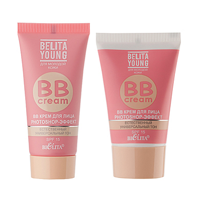 Крем тональный Belita Belita Young-ВВ Крем для лица - фото 1