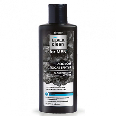 Лосьон Belita Black clean FOR MEN-ЛОСЬОН после бритья с активным углем - фото 2