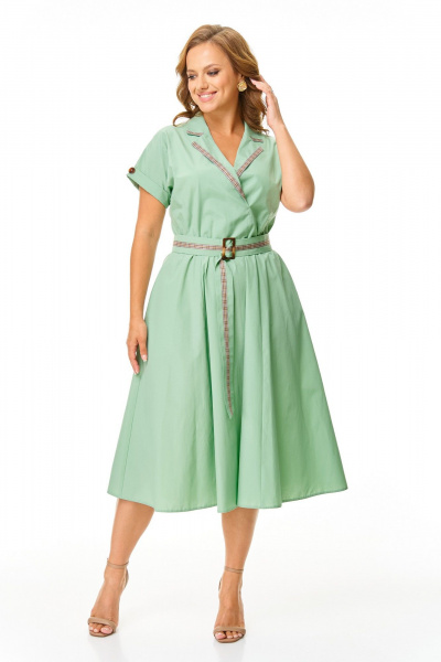 Платье T&N 7665 мята - фото 3
