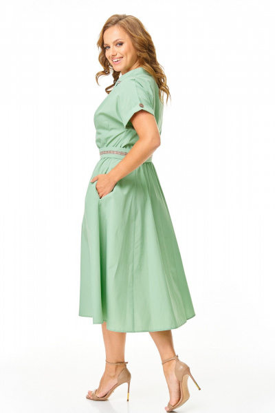 Платье T&N 7665 мята - фото 5