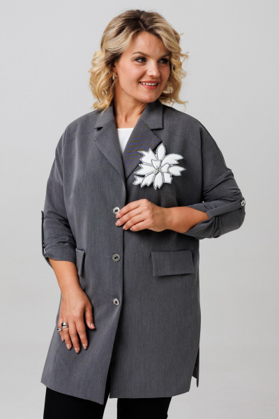 Жакет BRELA 2427 серый - фото 8