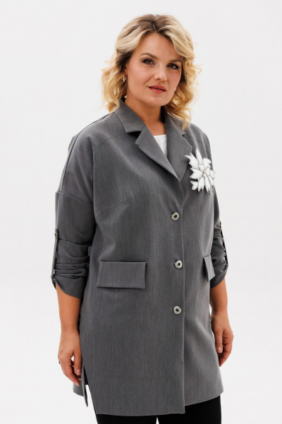 Жакет BRELA 2427 серый - фото 3