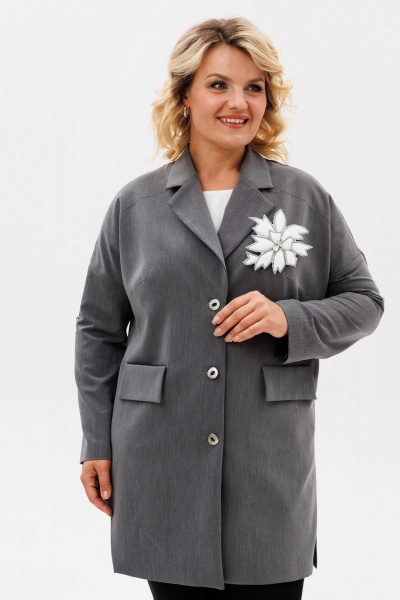 Жакет BRELA 2427 серый - фото 2