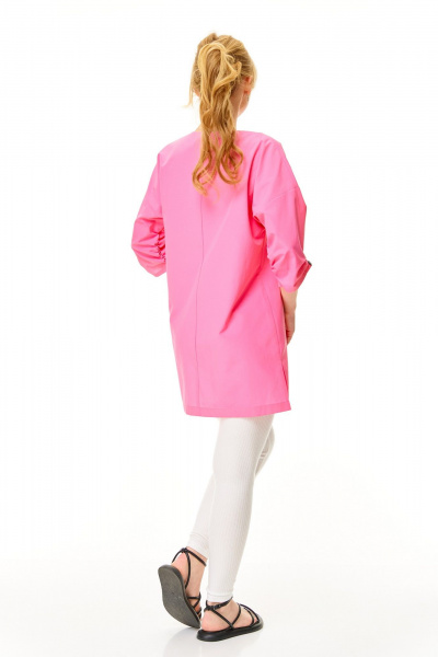 Леггинсы, туника T&N 7669 роза-белый - фото 6