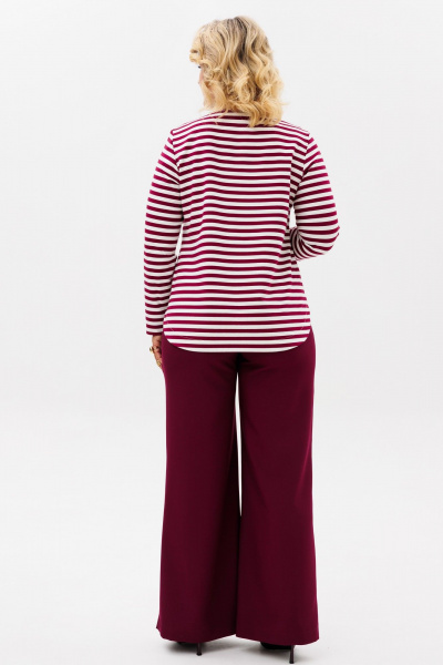 Брюки, джемпер BRELA 2421 бордовый - фото 19