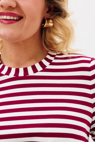 Брюки, джемпер BRELA 2421 бордовый - фото 9