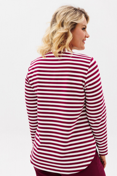 Брюки, джемпер BRELA 2421 бордовый - фото 8