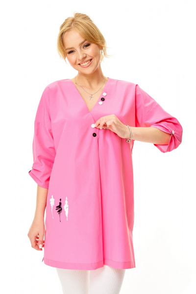 Туника T&N 7670 роза - фото 2