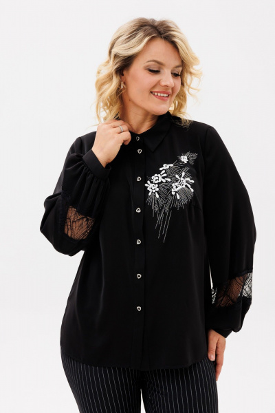 Блуза BRELA 2383.2 черный - фото 2