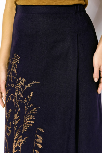 Юбка Линия Л Ю-31 темно-синий - фото 3