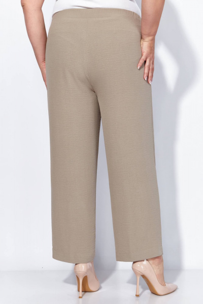 Блуза, брюки Линия Л А-2080 темно-бежевый - фото 5